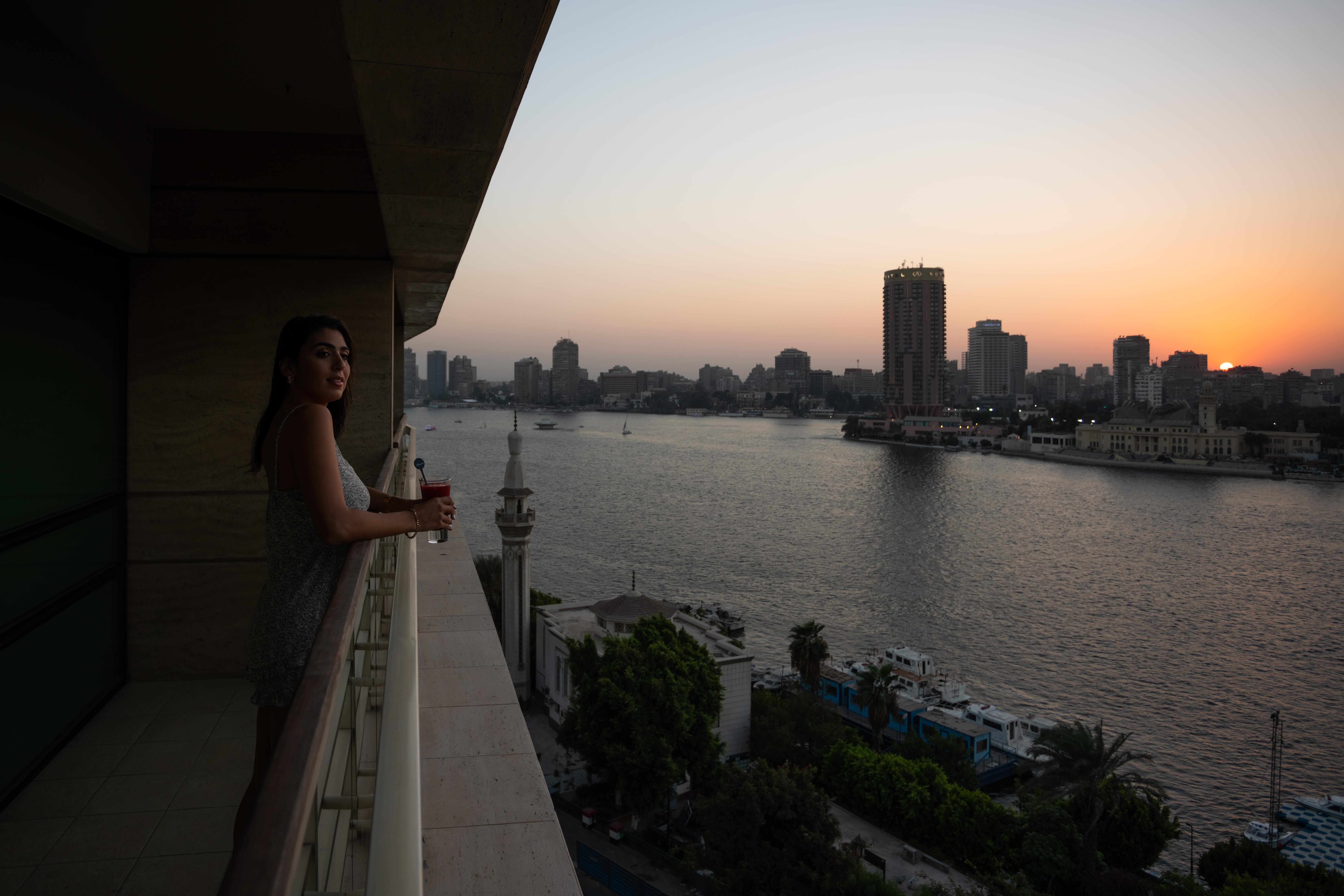 Kempinski Nile Hotel, Кайро Екстериор снимка View of the Nile from the Four Seasons Hotel